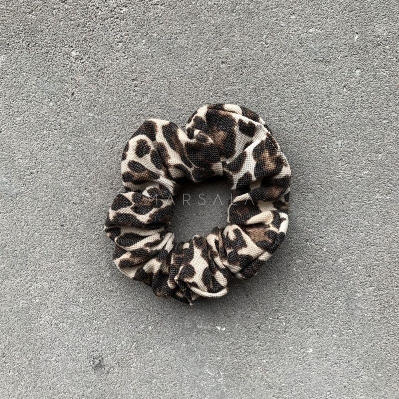 Elastika za lase scrunchie EMI Leopard- by Marsala