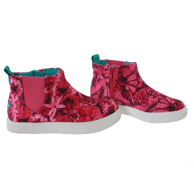 Slip-on visoke superge Rocket za punce v potisku Ascend Pink - Chooze